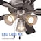 Commercial Cool 42 Ceiling Fan 5-Blade With Pull Chain And Light Kit CCF45P30 - alternate 4
